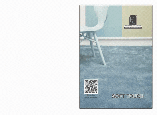 Soft Dual Tone Wall-to-Wall Carpet